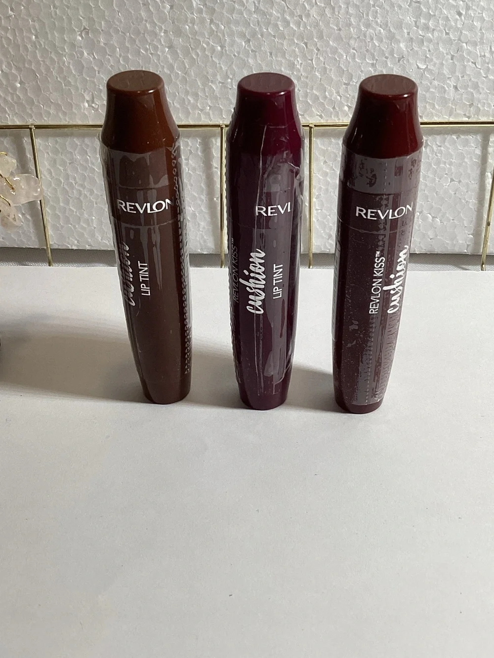 Revlon Cushion Lip Tints - Brown, Plum, Berry